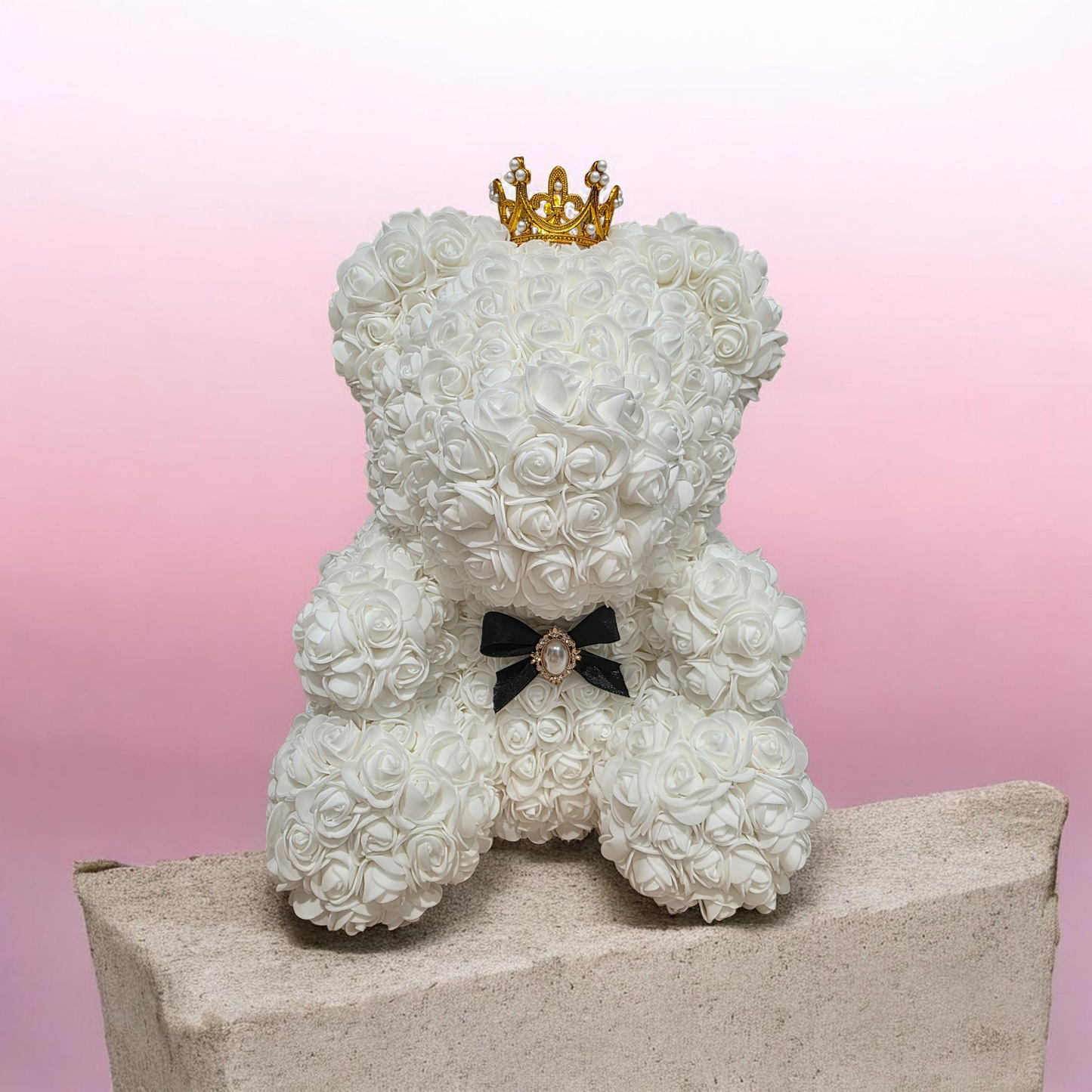 Ourson fleuri XL